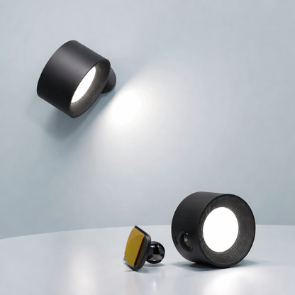 Lampe Murale LED Magnétique LumiAura™ – Sans Fil & Rotation 360°