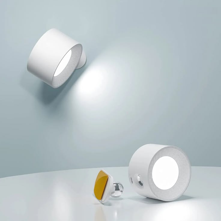 Lampe Murale LED Magnétique LumiAura™ – Sans Fil & Rotation 360°